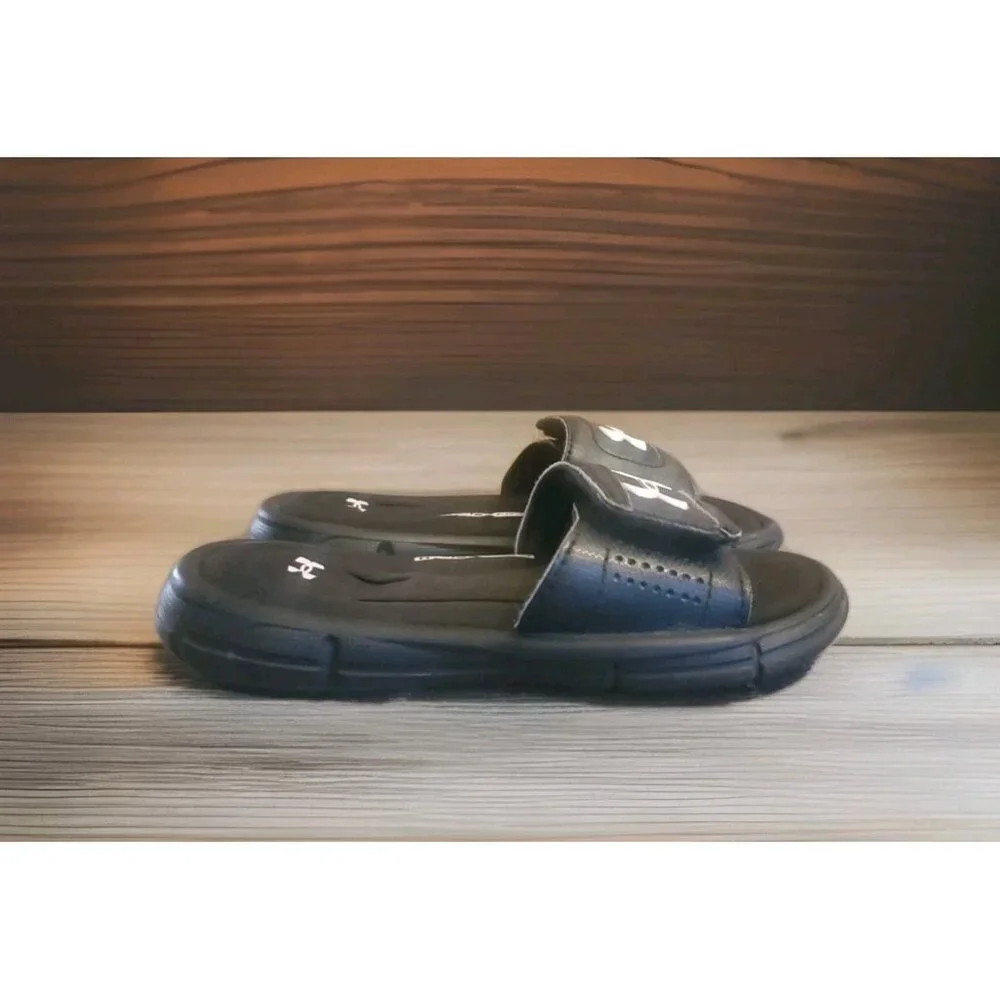 Under Armour Ignite V Comfort Slides‎ Youth Size 11K Black